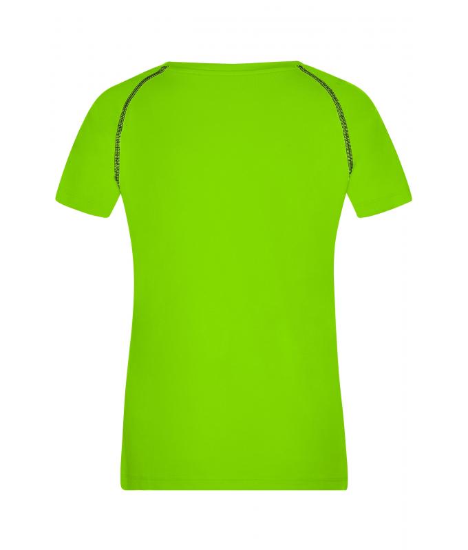 Femme T-shirt technique femme Vert-vif/noir 8464