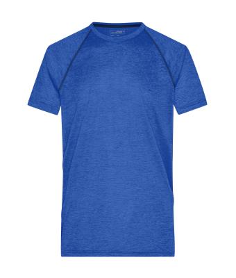 Heren Men's Sports T-Shirt Blauw-melange/navy 8465