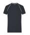 Heren Men's Sports T-Shirt Zwart/wit 8465