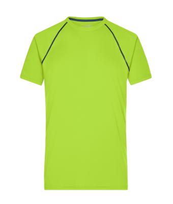 Heren Men's Sports T-Shirt Felgeel/felblauw 8465