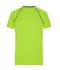 Heren Men's Sports T-Shirt Felgeel/felblauw 8465