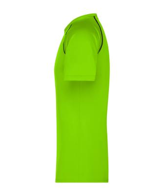 Heren Men's Sports T-Shirt Felgroen/zwart 8465