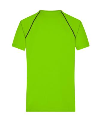 Heren Men's Sports T-Shirt Felgroen/zwart 8465
