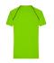 Heren Men's Sports T-Shirt Felgroen/zwart 8465