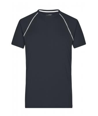 Herren Men's Sports T-Shirt Black/white 8465
