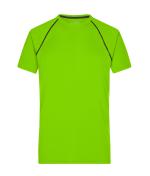 Men Men's Sports T-Shirt Bright-green/black 8465