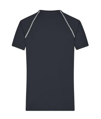 Heren Men's Sports T-Shirt Zwart/wit 8465
