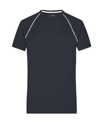 Heren Men's Sports T-Shirt Zwart/wit 8465
