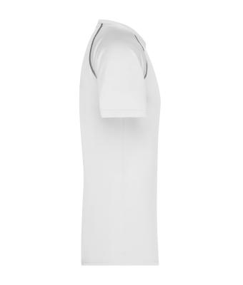 Heren Men's Sports T-Shirt Wit/zilver 8465