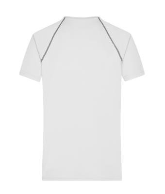 Heren Men's Sports T-Shirt Wit/zilver 8465