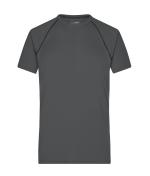 Homme T-shirt technique homme Titane/noir 8465