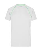 Homme T-shirt technique homme Blanc/vert-vif 8465