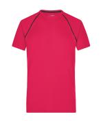 Homme T-shirt technique homme Rose-vif/titane 8465