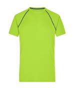Homme T-shirt technique homme Jaune-vif/bleu-vif 8465