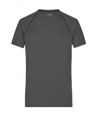 Homme T-shirt technique homme Titane/noir 8465