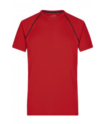 Homme T-shirt technique homme Rouge/noir 8465