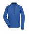 Dames Ladies' Sports Shirt Long-Sleeved Blauw-melange/navy 8466