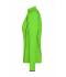 Ladies Ladies' Sports Shirt Long-Sleeved Bright-green/black 8466