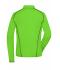 Ladies Ladies' Sports Shirt Long-Sleeved Bright-green/black 8466