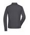 Dames Ladies' Sports Shirt Long-Sleeved Titan/zwart 8466