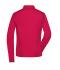 Ladies Ladies' Sports Shirt Long-Sleeved Bright-pink/titan 8466