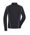Dames Ladies' Sports Shirt Long-Sleeved Zwart/wit 8466