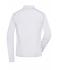Dames Ladies' Sports Shirt Long-Sleeved Wit/felgroen 8466