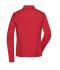 Ladies Ladies' Sports Shirt Longsleeve Red-melange/titan 8466