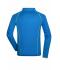 Heren Men's Sports Shirt Long-Sleeved Felblauw/felgeel 8467