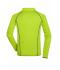 Heren Men's Sports Shirt Long-Sleeved Felgeel/felblauw 8467