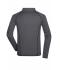 Heren Men's Sports Shirt Long-Sleeved Titan/zwart 8467
