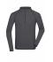 Heren Men's Sports Shirt Long-Sleeved Titan/zwart 8467