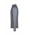 Heren Men's Sports Shirt Long-Sleeved Zwart-melange/zwart 8467
