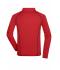 Heren Men's Sports Shirt Long-Sleeved Rood/zwart 8467