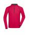 Herren Men's Sports Shirt Longsleeve Bright-pink/titan 8467