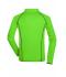 Men Men's Sports Shirt Longsleeve Bright-green/black 8467
