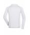 Men Men's Sports Shirt Longsleeve White/bright-green 8467