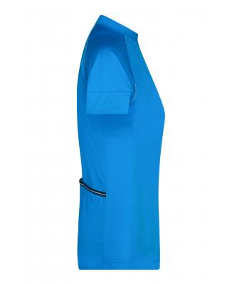 Damen Ladies' Bike-T Half Zip Bright-blue/bright-yellow 8470