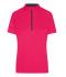 Damen Ladies' Bike-T Half Zip Bright-pink/titan 8470