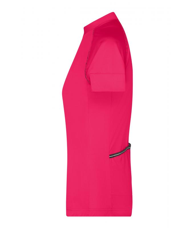Dames Ladies' Bike-T Half Zip Felroze/titan 8470