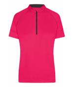 Dames Ladies' Bike-T Half Zip Felroze/titan 8470