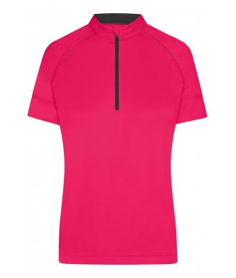 Dames Ladies' Bike-T Half Zip Felroze/titan 8470