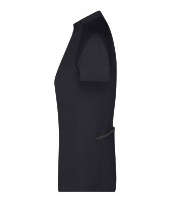 Damen Ladies' Bike-T Half Zip Black/white 8470