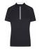 Damen Ladies' Bike-T Half Zip Black/white 8470