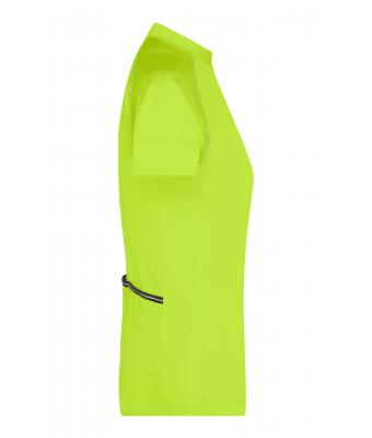 Ladies Ladies' Bike-T Half Zip Bright-yellow/bright-blue 8470