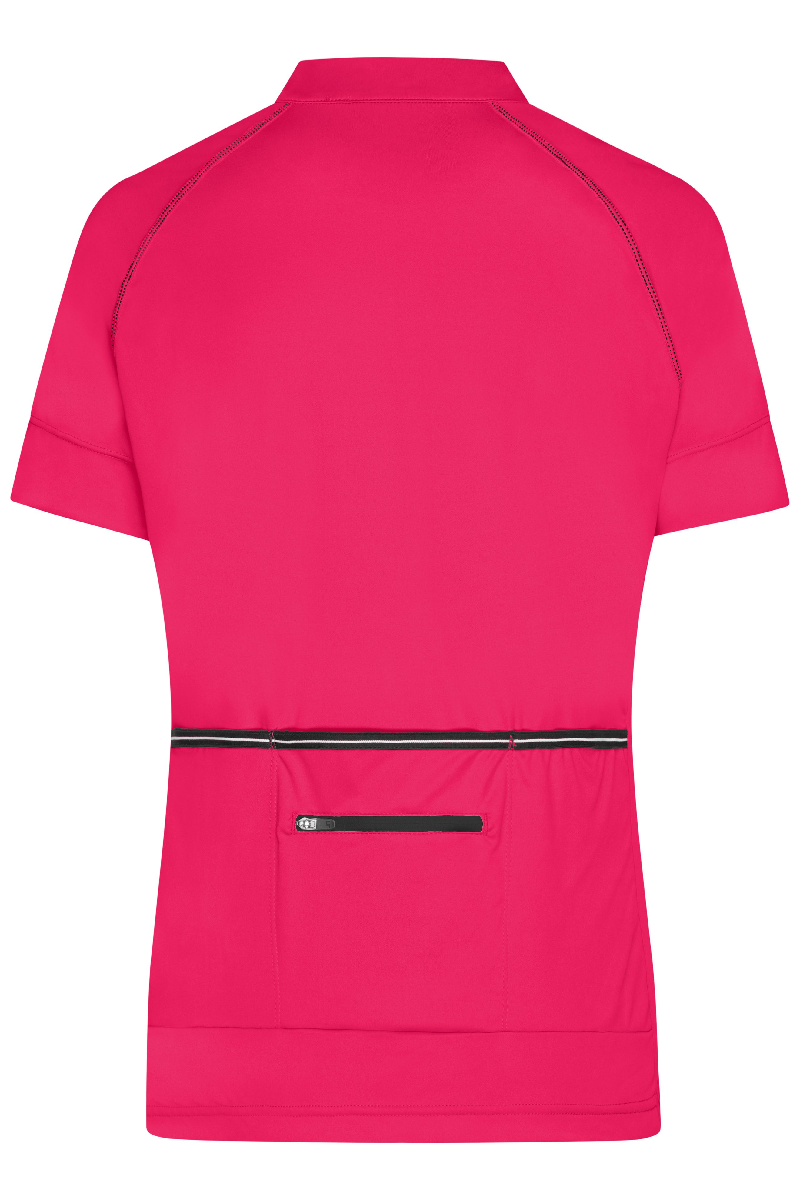 Maillot Cycliste Femme – Rose, 1/4 Zip, Taille S – État Très Bon