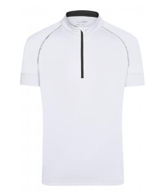 Men Men's Bike-T Half Zip White/black 8471