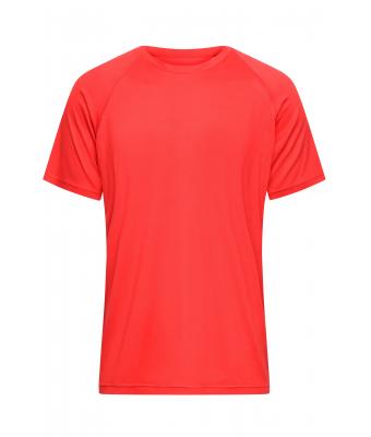 Men Men's Sports-T Bright-red 10239