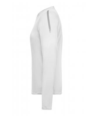Dames Ladies' Sports Shirt Long-Sleeved   RCS Wit 10240