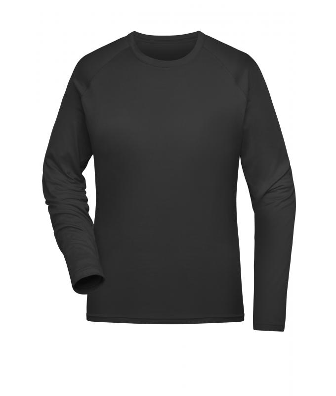 Ladies Ladies' Sports Shirt Long-Sleeved RCS Black 10240